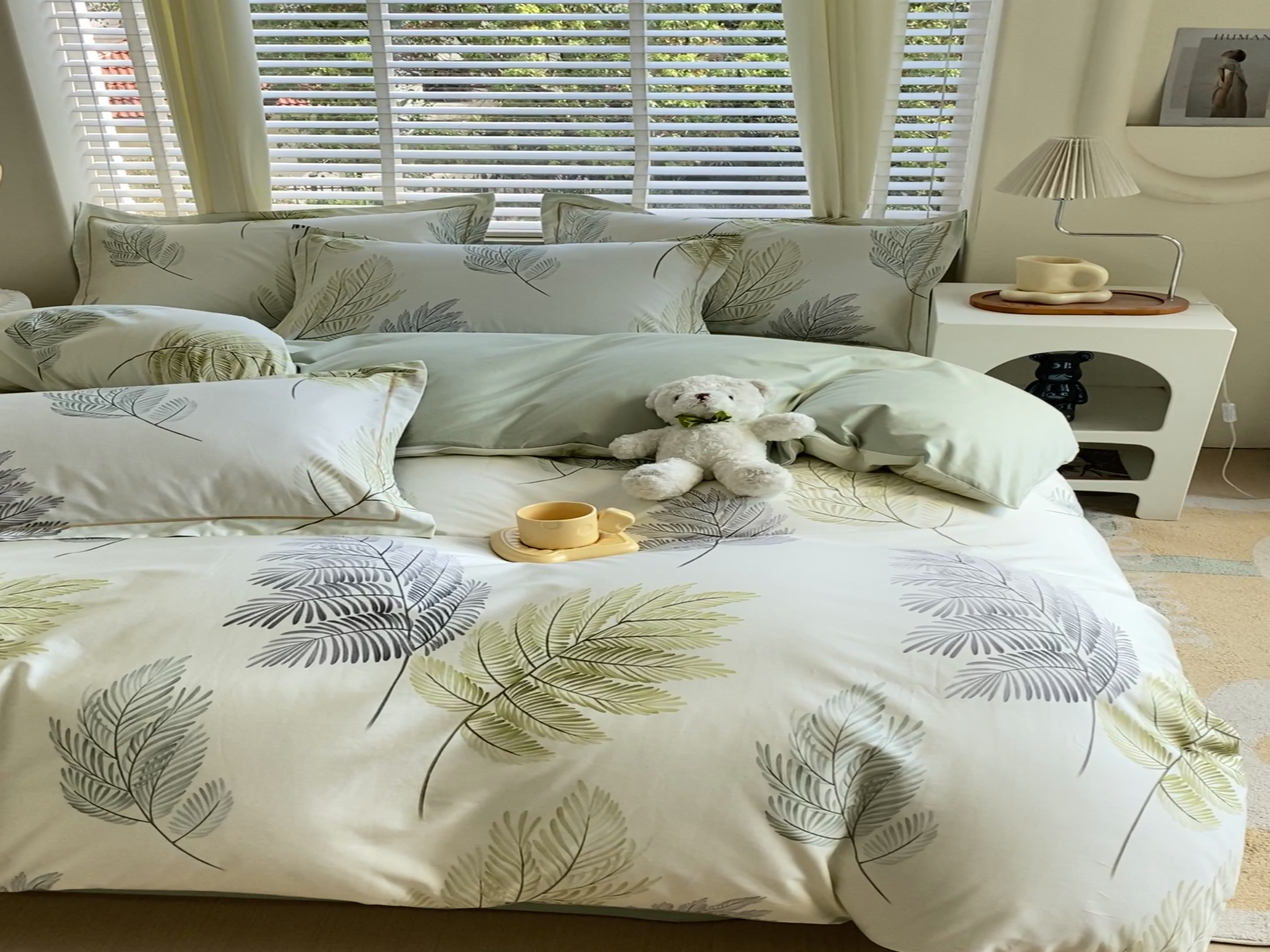 91家纺网 家纺一手货源 找家纺 星期三家纺 2025新款铂金全棉纯棉13372四件套（加老板微信有会员价）（加老板微信有会员价） 沐雅之风