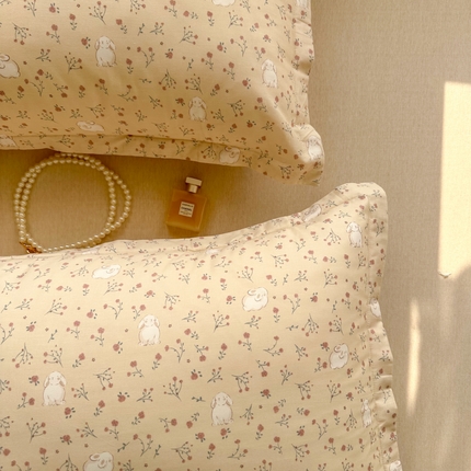 91家纺网 家纺一手货源 找家纺 （总）百寐 2025新款13372全棉信封印花枕套单人