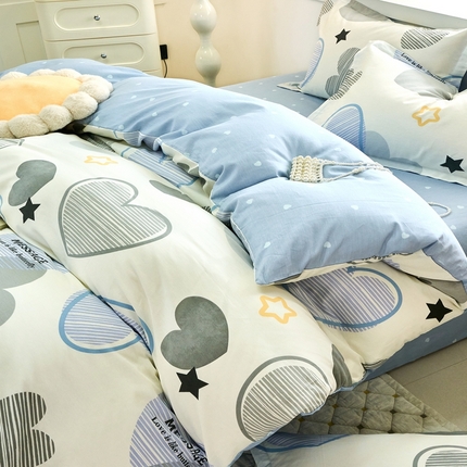 （总）珂博家纺 2025新款12868全棉纯棉小清新印花四件套