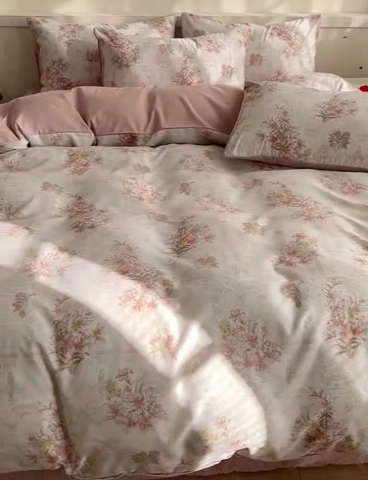 91家纺网 家纺一手货源 找家纺 （总）庭彤 2025春夏新款莱赛尔天丝印花三件套四件套