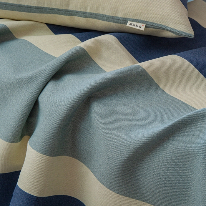 91家纺网 家纺一手货源 找家纺 邵依家纺 2025新款原棉老粗布印花床单系列 欢乐时光