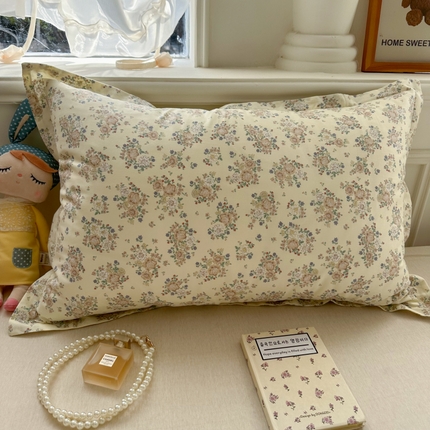 91家纺网 家纺一手货源 找家纺 （总）百寐 2025新款13372全棉信封印花枕套单人