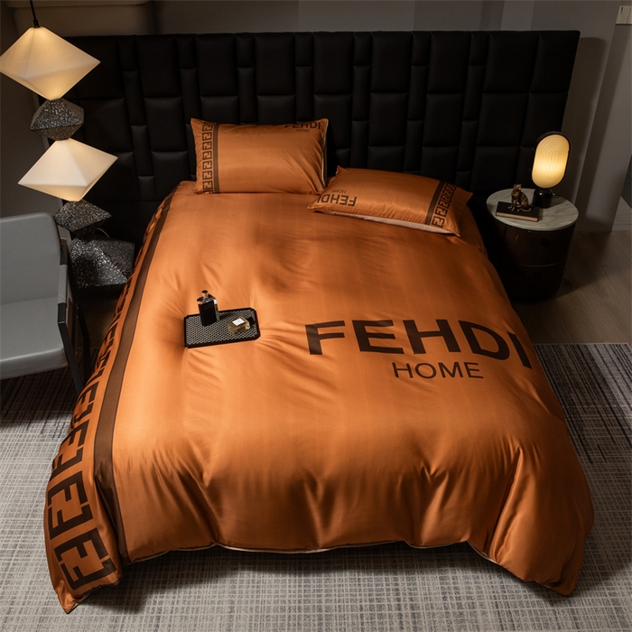 91家纺网 家纺一手货源 找家纺 色鬼布艺 2025新款水洗真丝四件套水洗冰丝数码印花四件套 轻奢