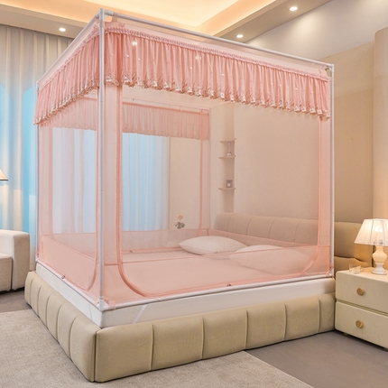 梦尔佳蚊帐2025新款TU绣花蚊帐-859窈窕淑女系列 温馨如玉