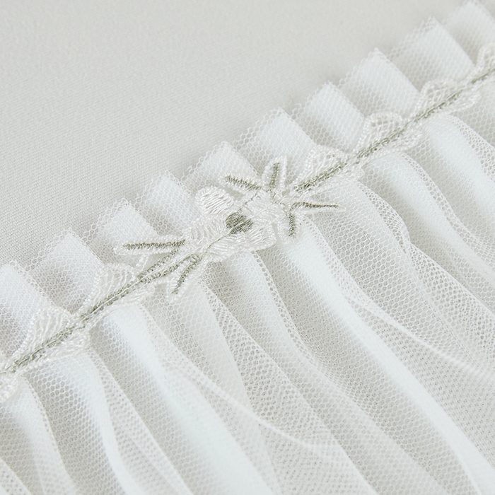 91家纺网 家纺一手货源 找家纺 梦尔佳蚊帐2025新款U型导轨蚊帐-861荣华富贵系列 婚纱白