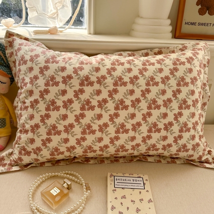 91家纺网 家纺一手货源 找家纺 （总）百寐 2025新款13372全棉信封印花枕套单人