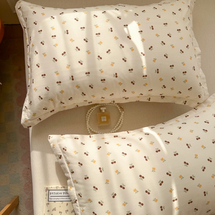 91家纺网 家纺一手货源 找家纺 （总）百寐 2025新款13372全棉信封印花枕套单人