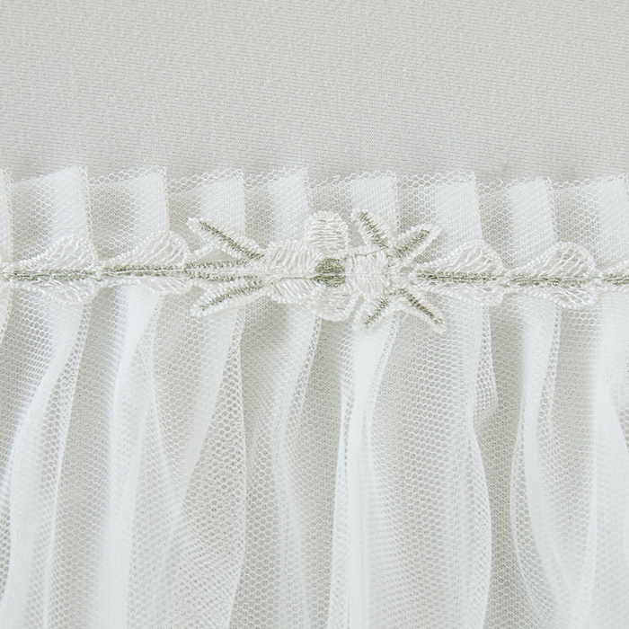 91家纺网 家纺一手货源 找家纺 梦尔佳蚊帐2025新款U型导轨蚊帐-861荣华富贵系列 婚纱白