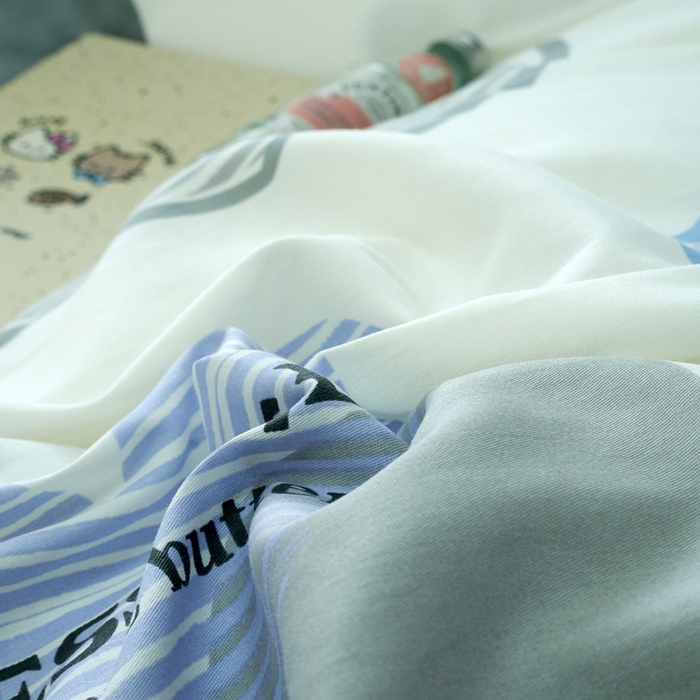 91家纺网 家纺一手货源 找家纺 （总）珂博家纺 2025新款12868全棉纯棉小清新印花四件套