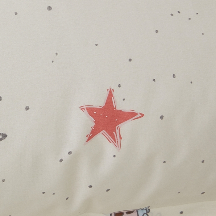 91家纺网 家纺一手货源 找家纺 翎盈家纺 2025新款纯棉小清新双人枕套 天使之星