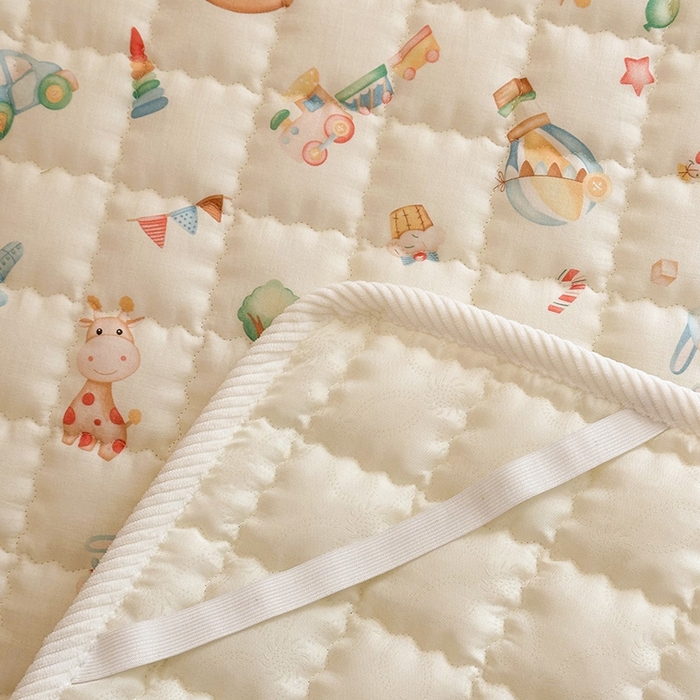 91家纺网 家纺一手货源 找家纺 嗨生活 2025新款7A抗菌全棉双层纱床垫 床褥 幼儿园床垫 儿童床垫 支持定做  玩具屋