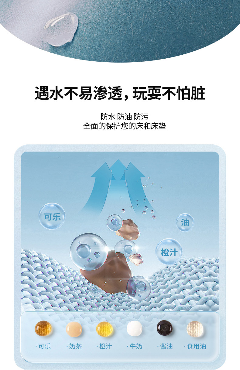 91家纺网 家纺一手货源 找家纺 （总）福来临家纺 2025新款加厚夹棉银杏叶系列夹棉防水隔尿床笠
