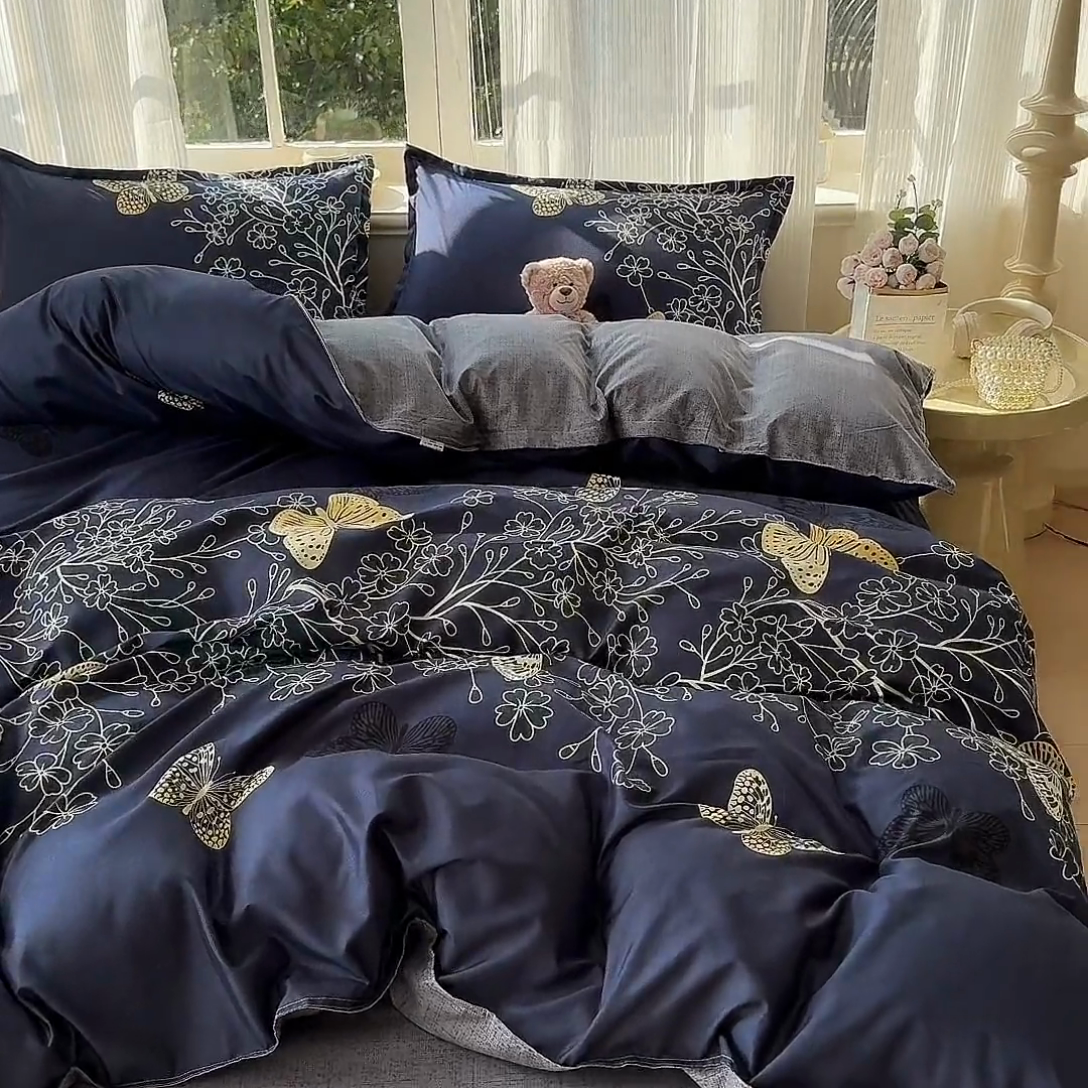 91家纺网 家纺一手货源 找家纺 （总1）赫然家纺 新款舒适柔软亲肤爆款芦荟棉四件套货源充足