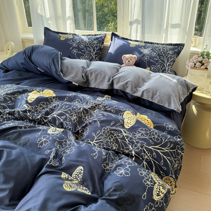 91家纺网 家纺一手货源 找家纺 （总1）赫然家纺 新款舒适柔软亲肤爆款芦荟棉四件套货源充足