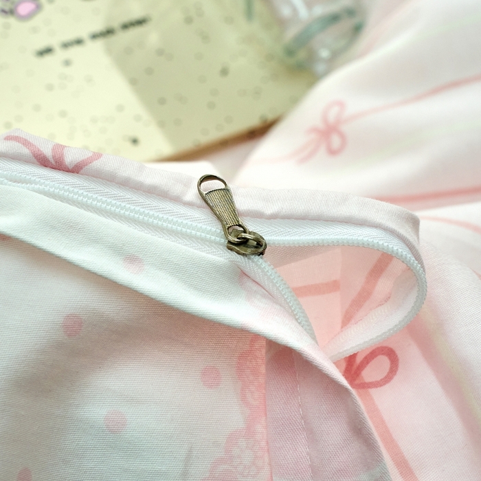 91家纺网 家纺一手货源 找家纺 珂博家纺 2025新款12868全棉纯棉小清新印花四件套 花馨之梦