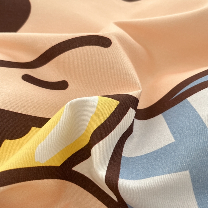 91家纺网 家纺一手货源 找家纺 金爱家 2025新款喜洋洋纯棉数码印花系列四件套 羊羊乐