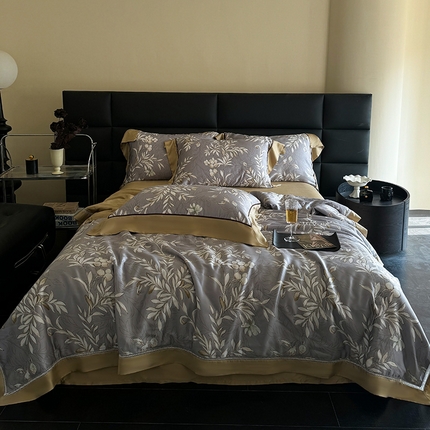 91家纺网 家纺一手货源 找家纺 （总）娇逸家居 2025新款60支兰精天丝夏被数码印花夏被四件套