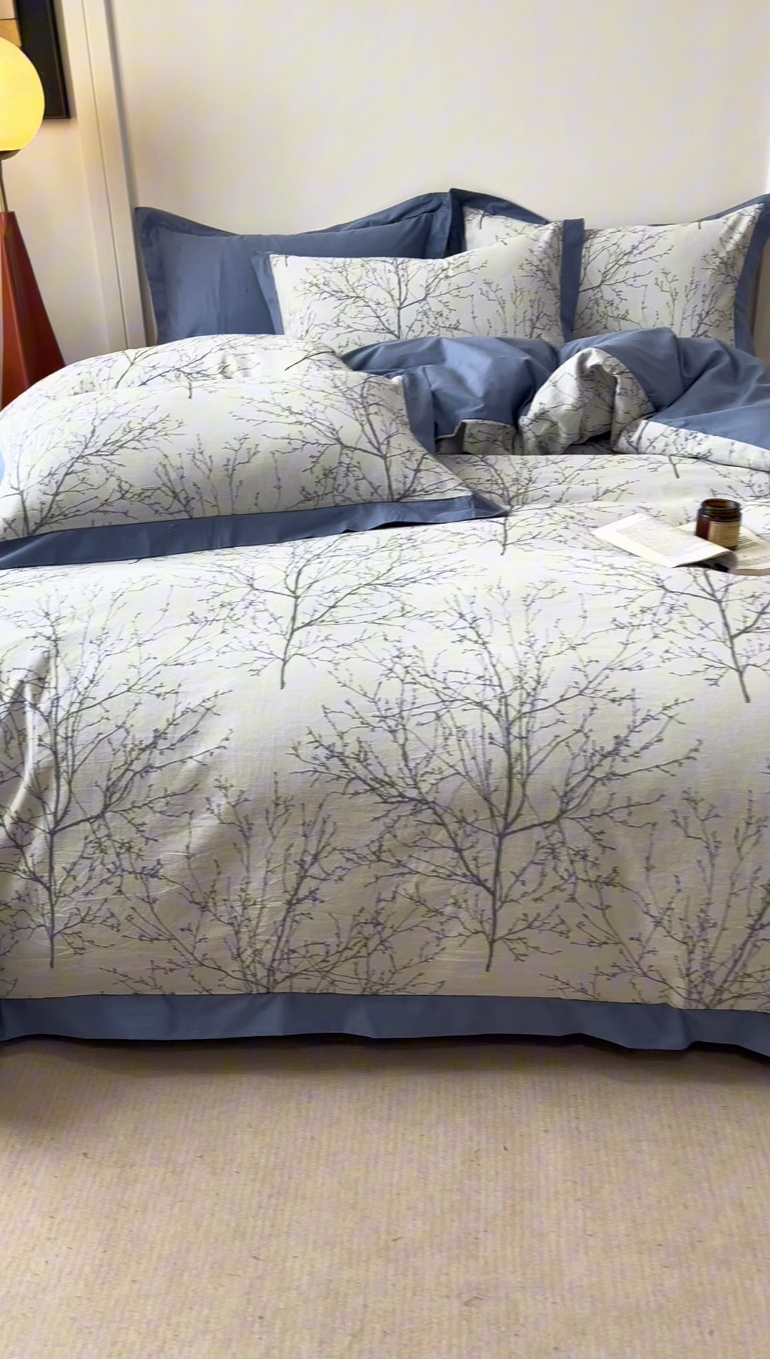 91家纺网 家纺一手货源 找家纺 （总）女子家纺 2025新款全棉纯棉宽边三层纱提花四件套