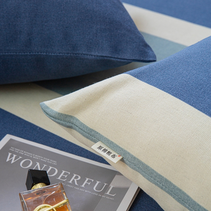 91家纺网 家纺一手货源 找家纺 邵依家纺 2025新款原棉老粗布印花床单系列 欢乐时光