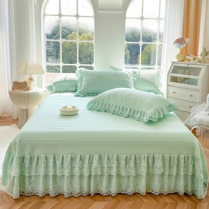 91家纺网 家纺一手货源 找家纺 （总）乐朵家居 2025新款洛丽塔系列A类凉感席三件套