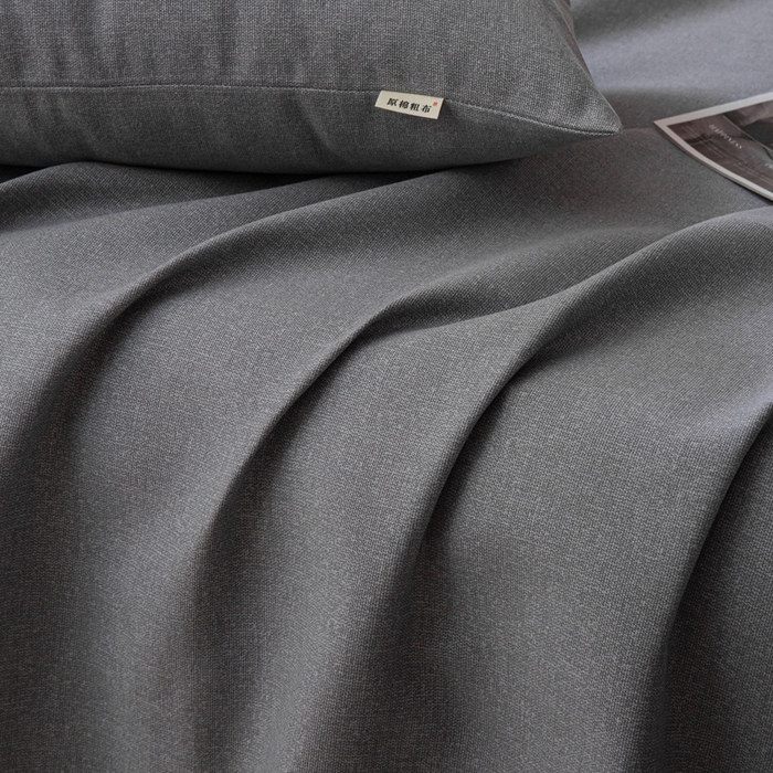91家纺网 家纺一手货源 找家纺 邵依家纺 2025新款原棉老粗布印花床单系列 梦境-灰
