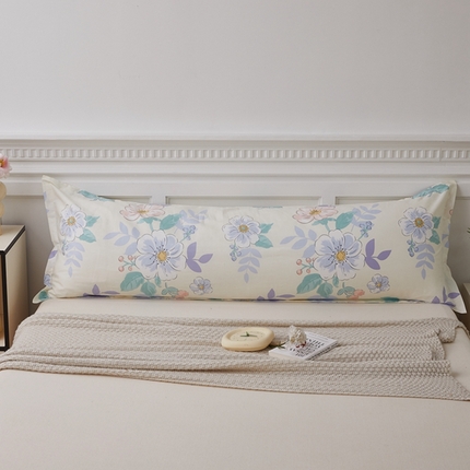 91家纺网 家纺一手货源 找家纺 （总）翎盈家纺 2025新款纯棉小清新双人枕套