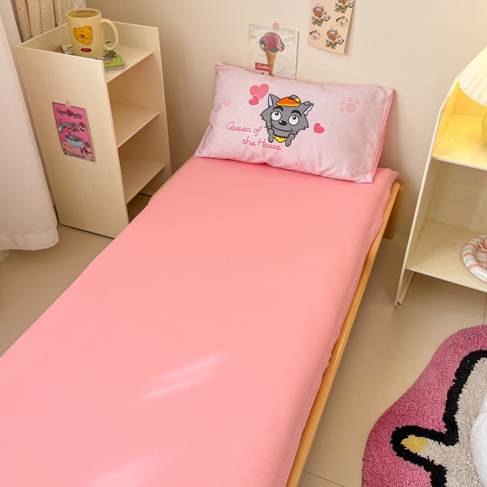 91家纺网 家纺一手货源 找家纺 金爱家 2025新款喜羊羊系列幼儿园三件套 幼儿园-Y灰灰家族