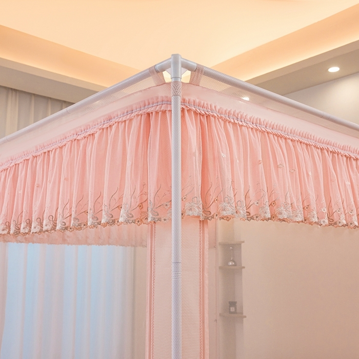 91家纺网 家纺一手货源 找家纺 梦尔佳蚊帐2025新款TU绣花蚊帐-859窈窕淑女系列 温馨如玉