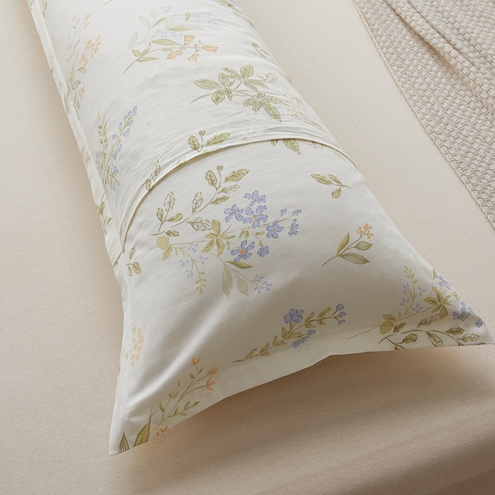 91家纺网 家纺一手货源 找家纺 翎盈家纺 2025新款纯棉小清新双人枕套 沁园春