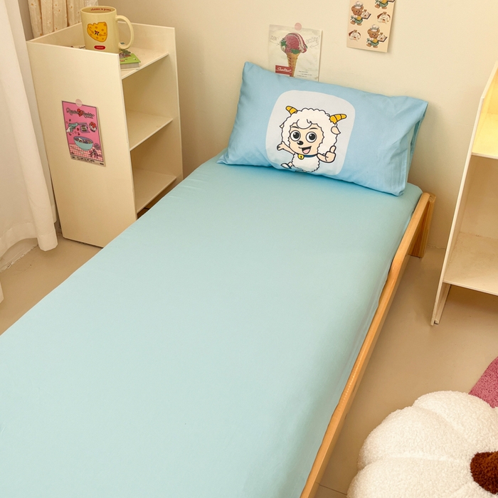 91家纺网 家纺一手货源 找家纺 金爱家 2025新款喜羊羊系列幼儿园三件套 幼儿园-Y羊先生