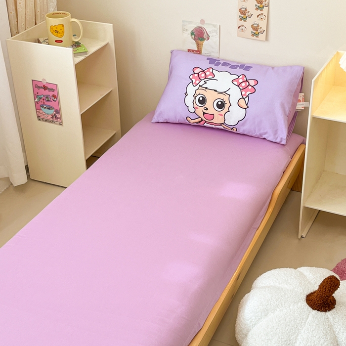 91家纺网 家纺一手货源 找家纺 金爱家 2025新款喜羊羊系列幼儿园三件套 幼儿园-Y美羊羊公主