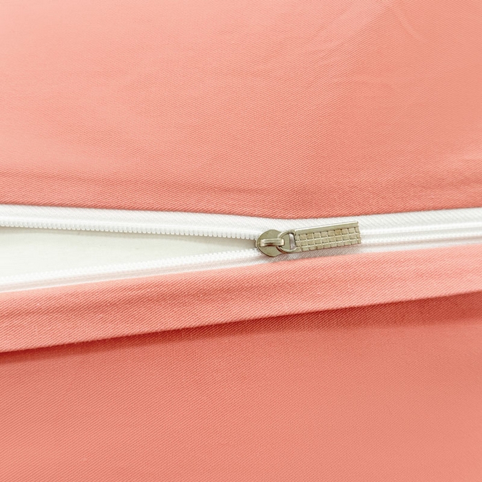 91家纺网 家纺一手货源 找家纺 7V 2025全棉被套133*76纯棉轻奢宽边单被套喷气长绒棉面料 玫瑰集-粉