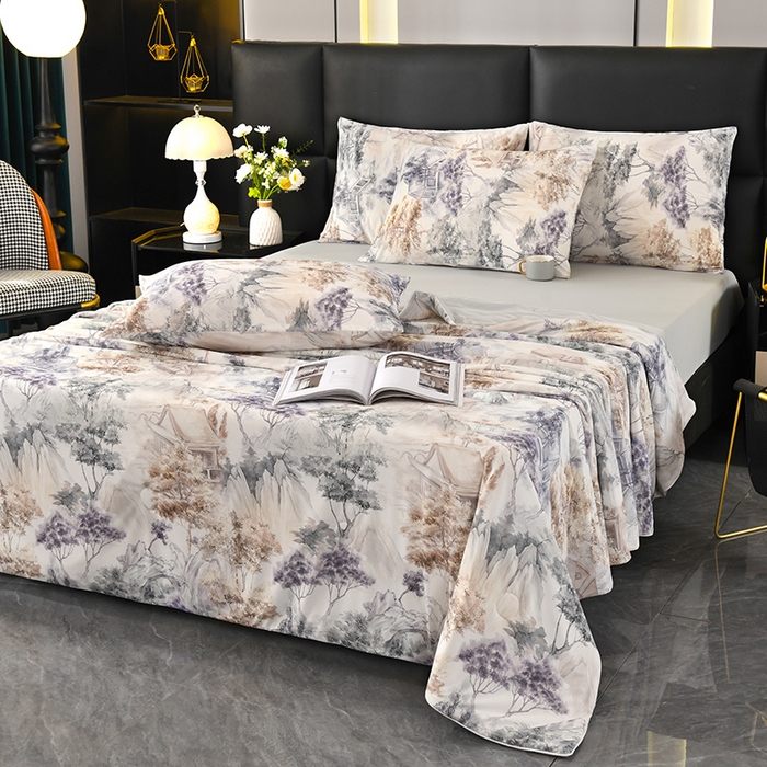 91家纺网 家纺一手货源 找家纺 欧夏家纺 2025新款凉感玻尿酸焕颜被夏被 福禄雅居