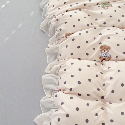 橘子家 2025新款云纱四件套 可可熊