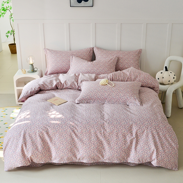 91家纺网 家纺一手货源 找家纺 登登家纺 2025新款全棉四件套 花溪