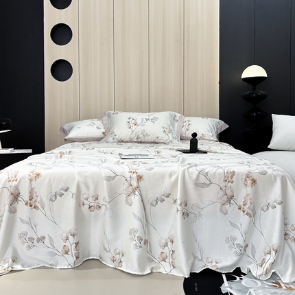 91家纺网 家纺一手货源 找家纺 （总）慕梵家居 2025新款100%莱赛尔床单高端轻奢被单