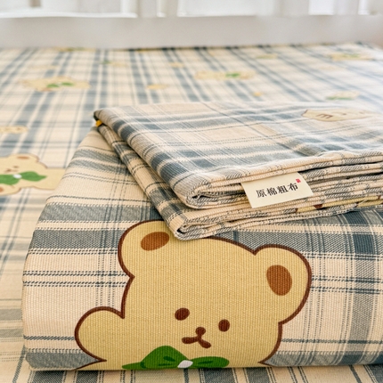 91家纺网 家纺一手货源 找家纺 （总）梵朴 2025新款原棉老粗布床单