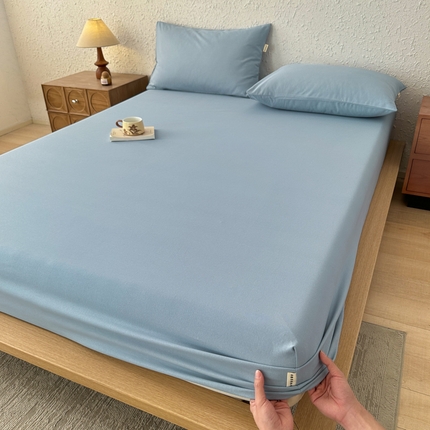 91家纺网 家纺一手货源 找家纺 （总）格里芬家纺 2025新款全棉纯色老粗布床笠