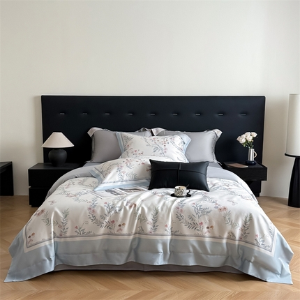 91家纺网 家纺一手货源 找家纺 （总）朵希曼 2025年新款60s天丝棉数码印花四件套