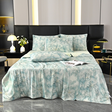 91家纺网 家纺一手货源 找家纺 欧夏家纺 2025新款凉感玻尿酸焕颜被夏被夏凉被空调被夏季薄被子直播供货