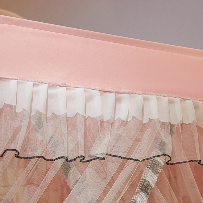 91家纺网 家纺一手货源 找家纺 （总）世婕 2025新款四季款三开门落地床幔蚊帐