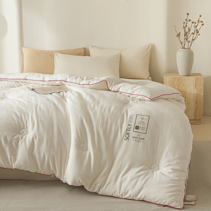 91家纺网 家纺一手货源 找家纺 （总）莱登卡奴 25新款全棉A类水洗棉提花100%棉花被春秋被