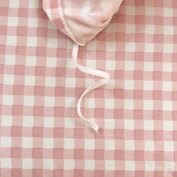 91家纺网 家纺一手货源 找家纺 梦之岛 2025新款ins韩版奶茶风云朵棉可爱毛巾绣四件套 奶茶-粉