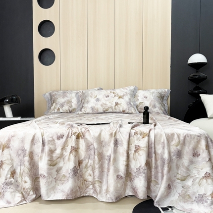 91家纺网 家纺一手货源 找家纺 （总）慕梵家居 2025新款100%莱赛尔床单高端轻奢被单