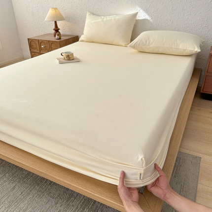 91家纺网 家纺一手货源 找家纺 （总）格里芬家纺 2025新款全棉纯色老粗布床笠