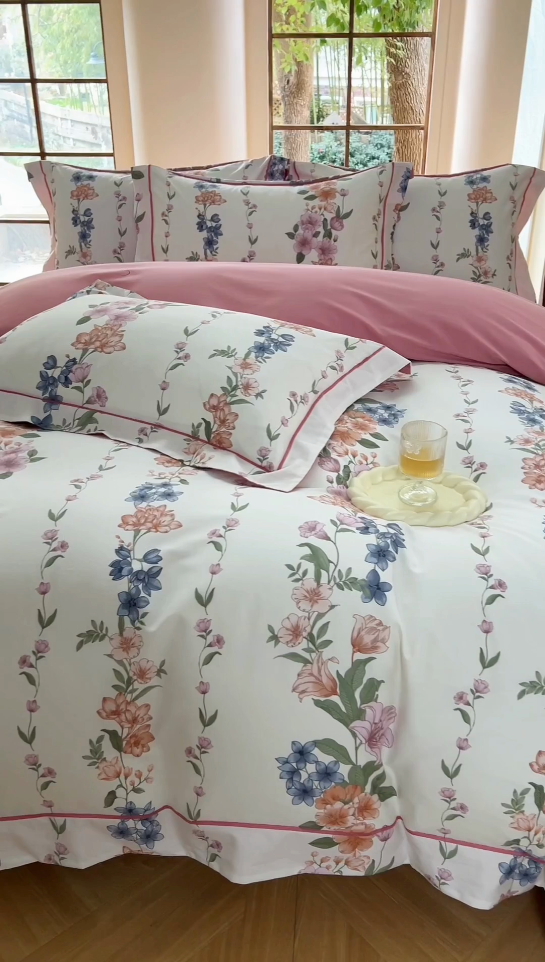 91家纺网 家纺一手货源 找家纺 （总）7V 2025全棉被套133*76纯棉轻奢宽边单被套喷气长绒棉面料