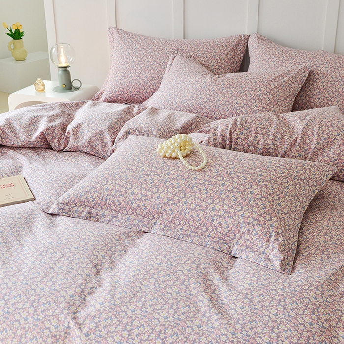 91家纺网 家纺一手货源 找家纺 登登家纺 2025新款全棉四件套 花溪