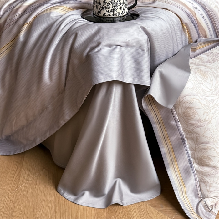 91家纺网 家纺一手货源 找家纺 朵希曼 2026年新款60s天丝棉数码印花四件套 云影