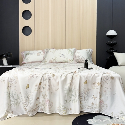 91家纺网 家纺一手货源 找家纺 （总）慕梵家居 2025新款100%莱赛尔床单高端轻奢被单