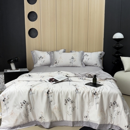 慕梵家居 2025新款莱赛尔纤维夏被 扶光落影